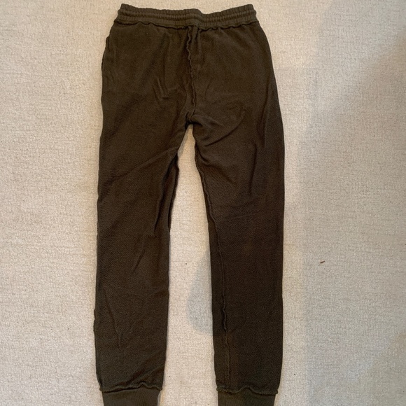 Danielle Guizio Olive Green Sweatpants - Picture 3 of 4